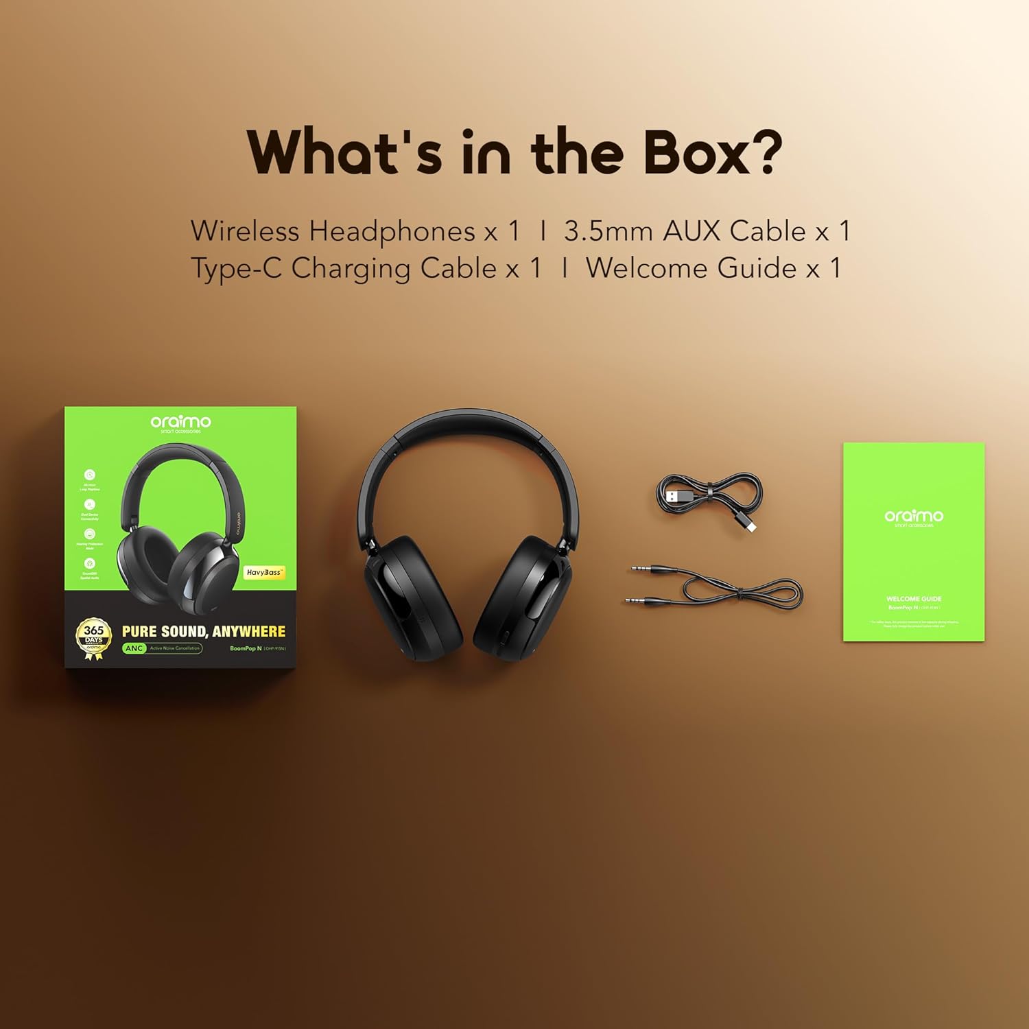 Thumbnail 6 de Oraimo Active Noise Cancelling Over‑Ear Headphones