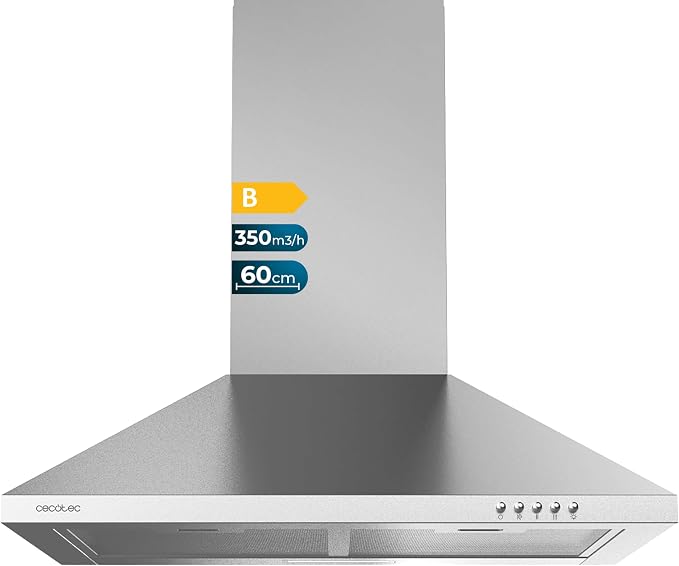Imagen de Cecotec Bolero Flux PM 603500 🌀 Campana Extractora Inox 60cm en OfertitasTOP