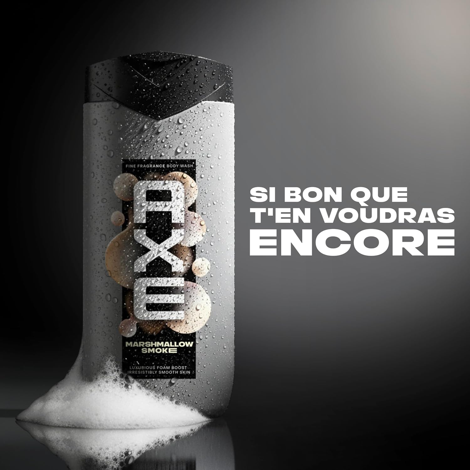 Detalle 1 de AXE Gel Douche Homme Ultime Marshmallow – Lot de 2 x 225 ml