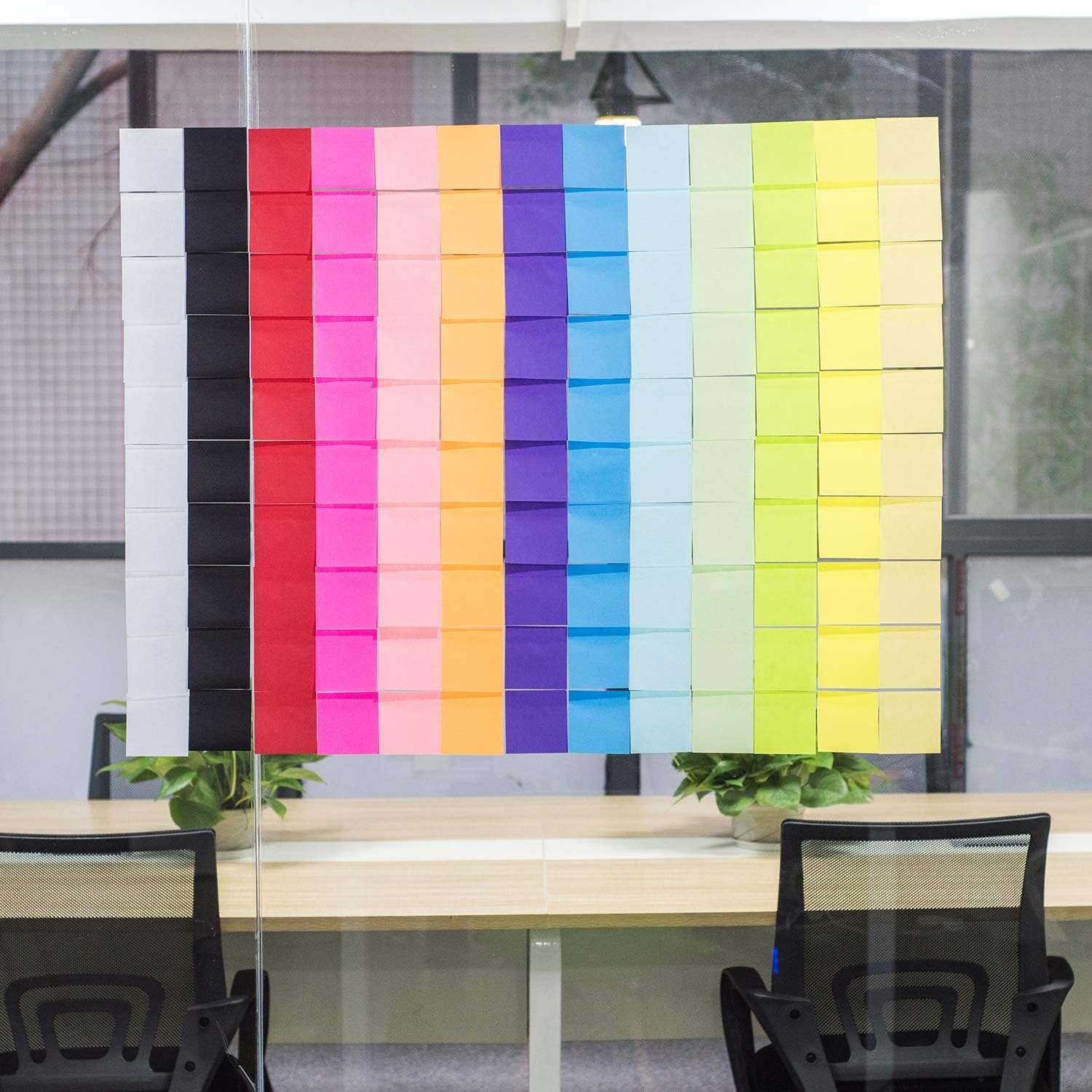 Thumbnail 6 de ZCZN Foglietti Adesivi Multicolor 76x76 mm – 24 blocchetti, 6 colori, 100 fogli ciascuno
