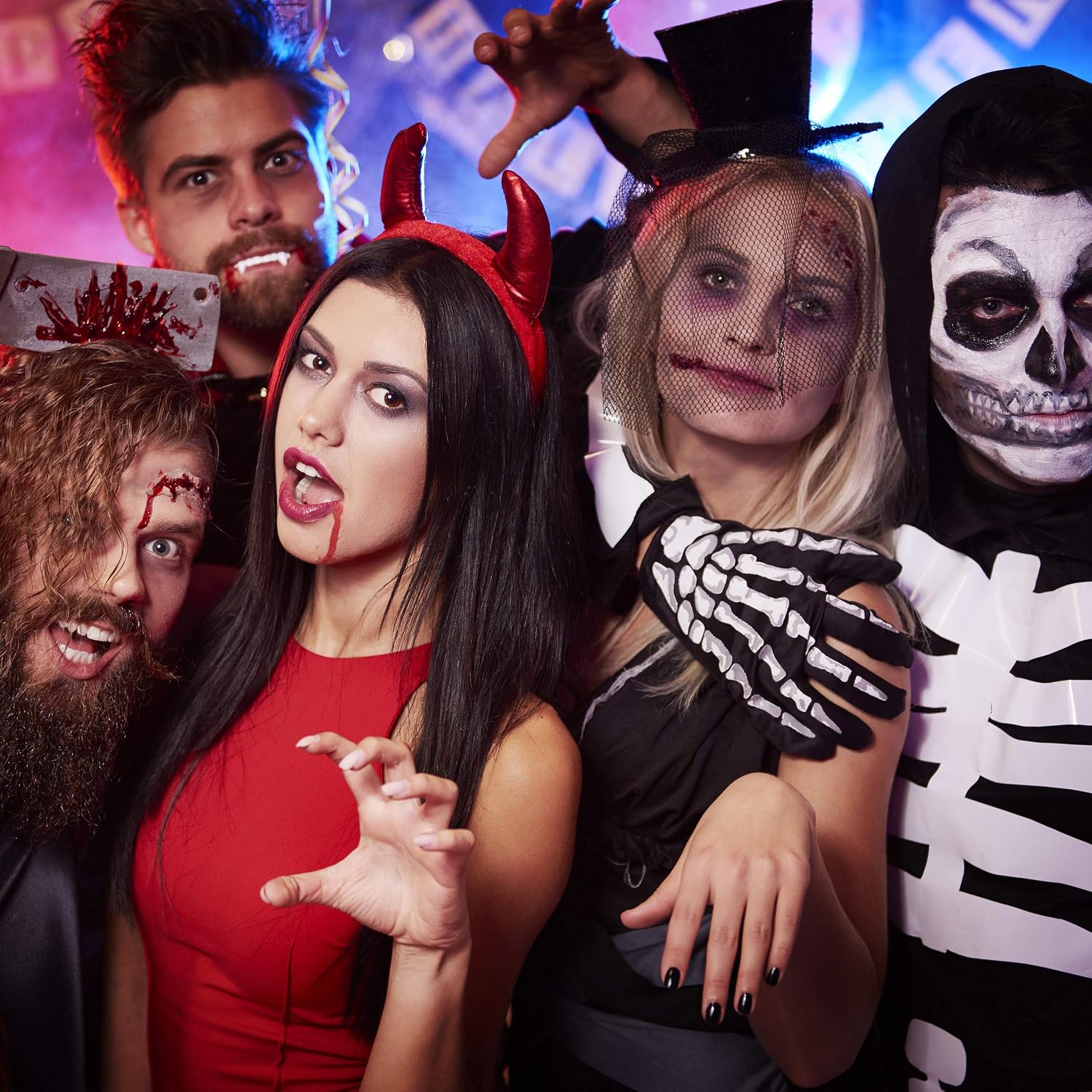 Detalle de Relaxdays – Lot de 12 os décoratifs pour Halloween, décor d’horreur XXL (squelette, intérieur/extérieur)