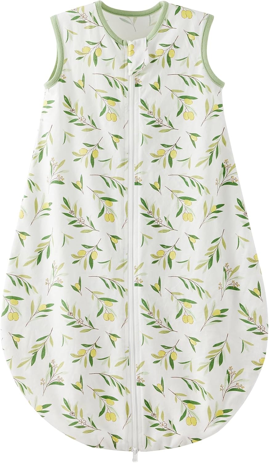 Detalle de Duomiaomiao Baby 0.5 Tog Cotton Summer Sleeping Bag (18–36 months) – small leaves