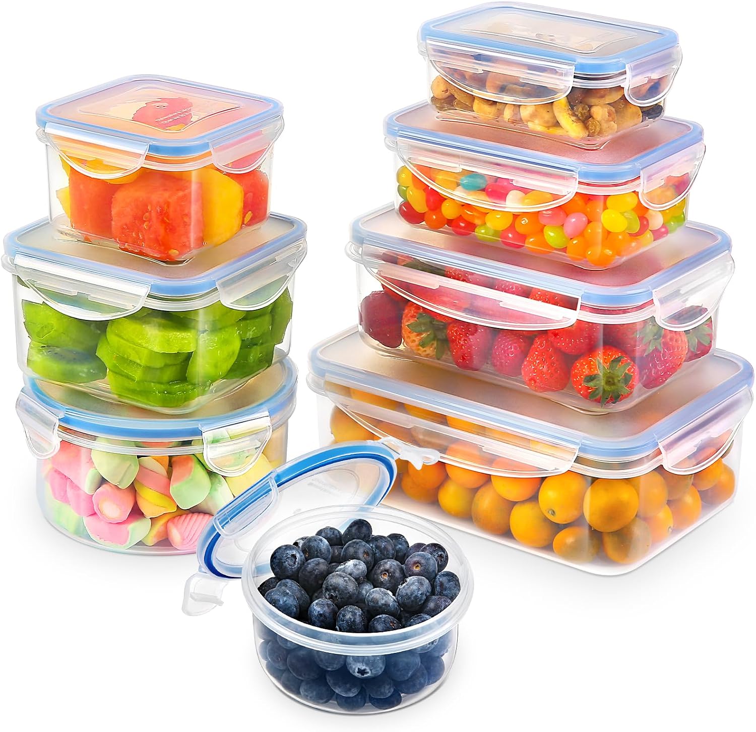 Detalle de YASHE Food Storage Containers 8-piece set 1.5L
