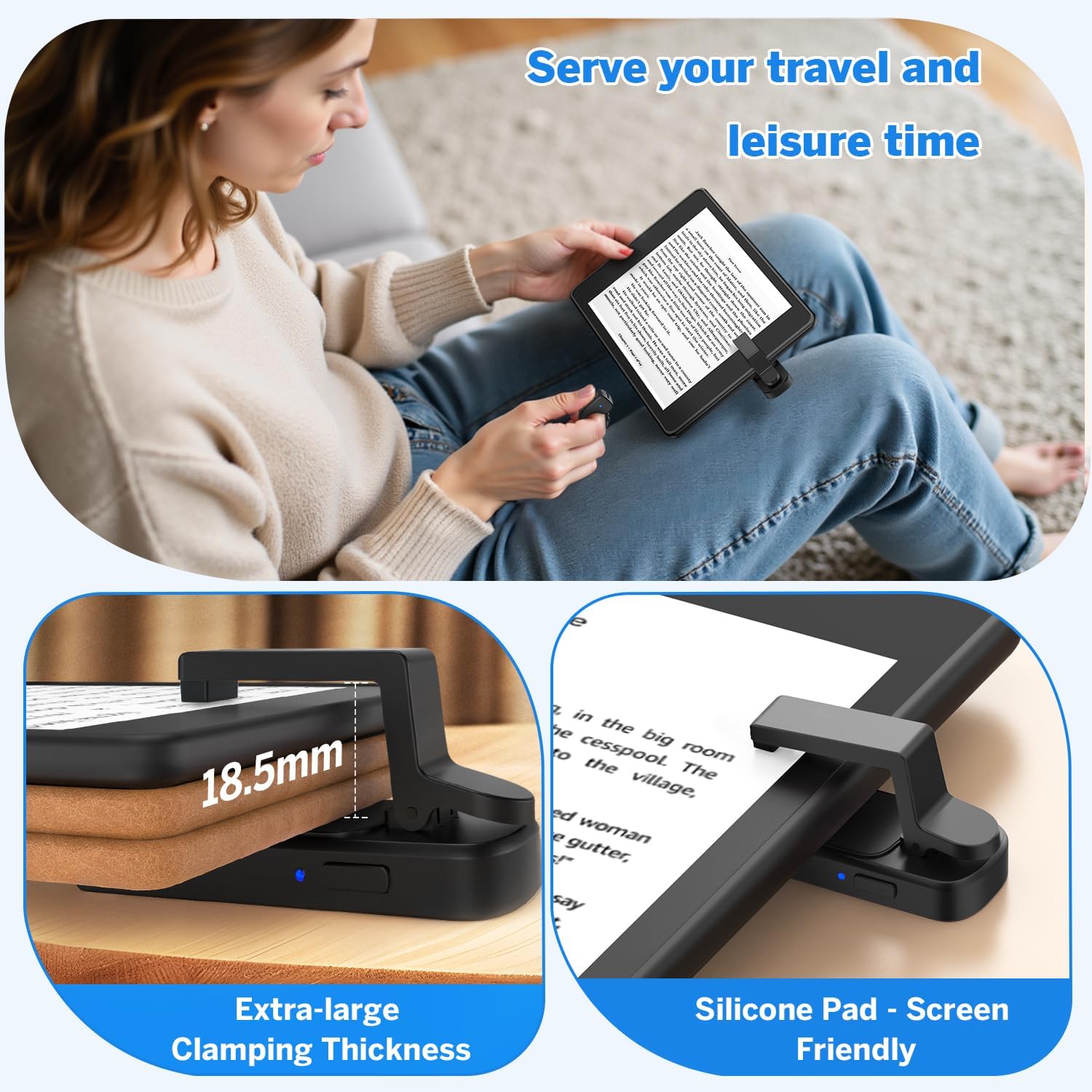 Thumbnail 3 de Page Turner Ring for Kindle and More: Hands-Free Remote Page Turning