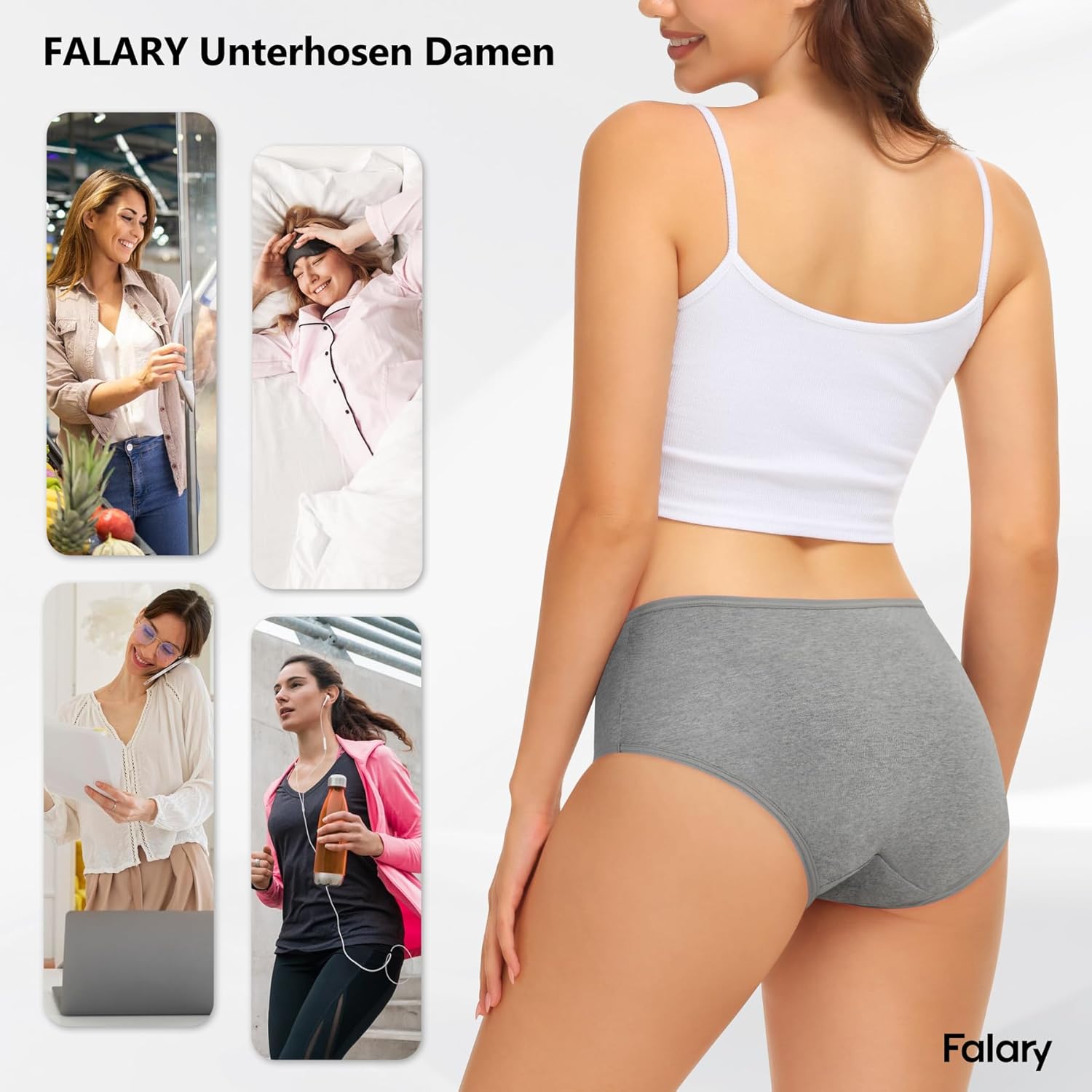 Thumbnail 4 de FALARY Unterhosen Damen 6er Pack 🩲