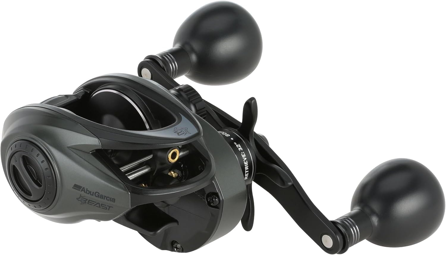 Detalle de Abu Garcia Beast Low Profile Moulinet à Lanceur – Beast 200, 7,3:1, Power Stack Carbon