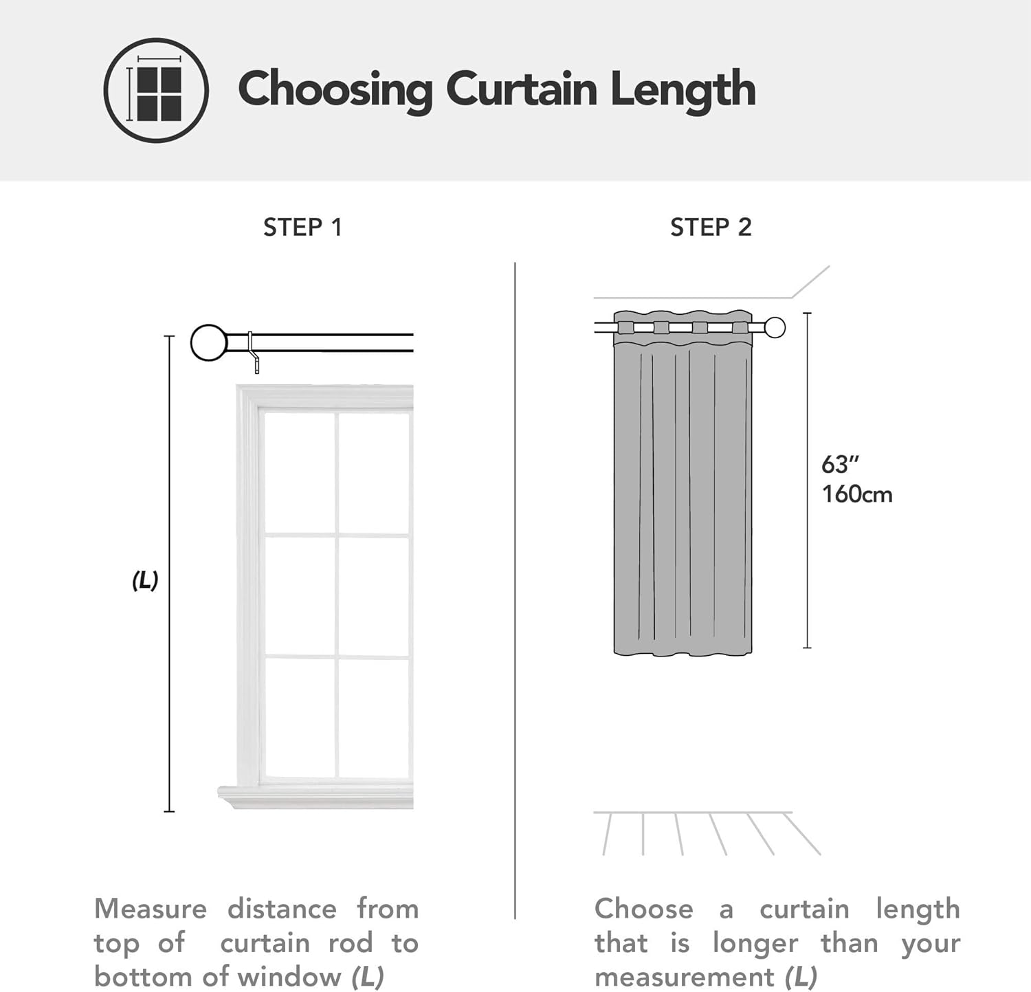 Thumbnail 6 de Deconovo Super Soft Eyelet Curtain: Noise-Reducing Thermal Blackout Panel (Light Beige) 55 x 96 in