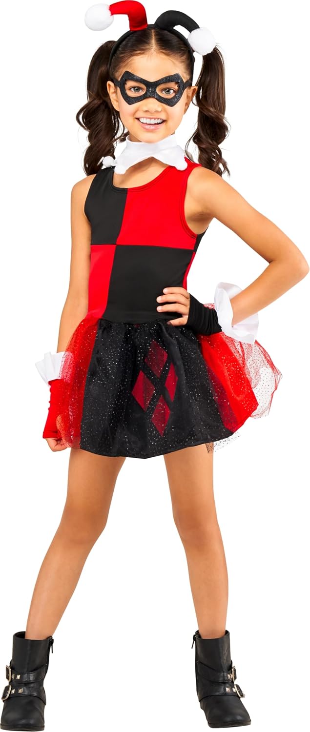 Detalle 2 de Rubies Harley Quinn Costume for Kids, Small