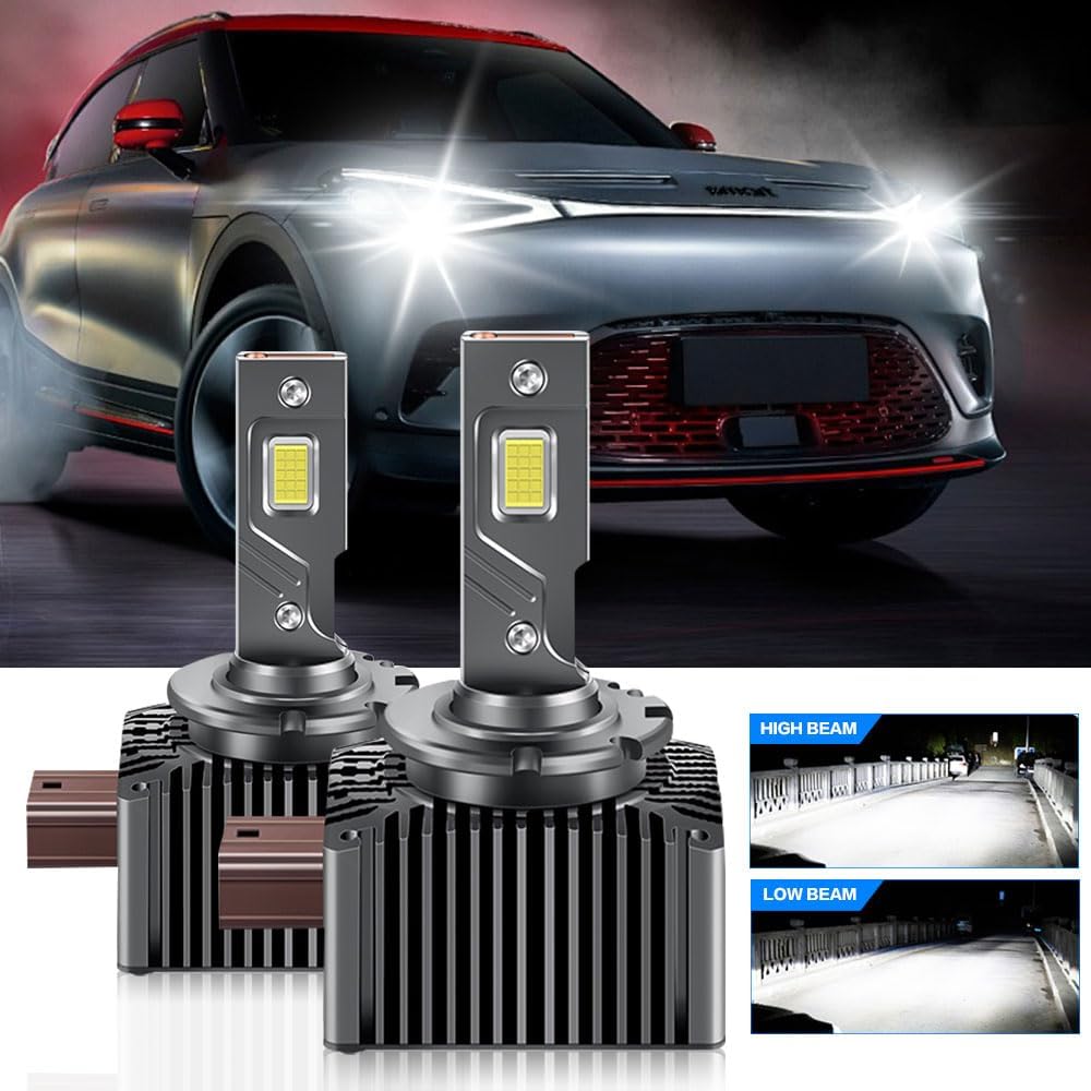 Thumbnail 1 de Kairiyard Ampoule LED D1S 30000LM – Lot de 2, Plug & Play CANBUS et D1S Xenon équivalent