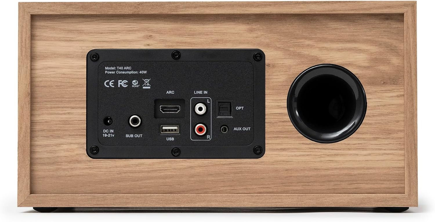 Thumbnail 2 de VULKKANO T40 Arc enceinte active 40 W avec Bluetooth 5.0, HDMI ARC et entrée optique