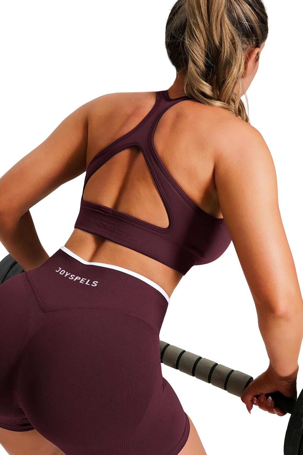 Thumbnail 2 de JOYSPELS Seamless Women's Sports Bra – Wide Strap, 4-Way Stretch, Wirefree with Removable Pads