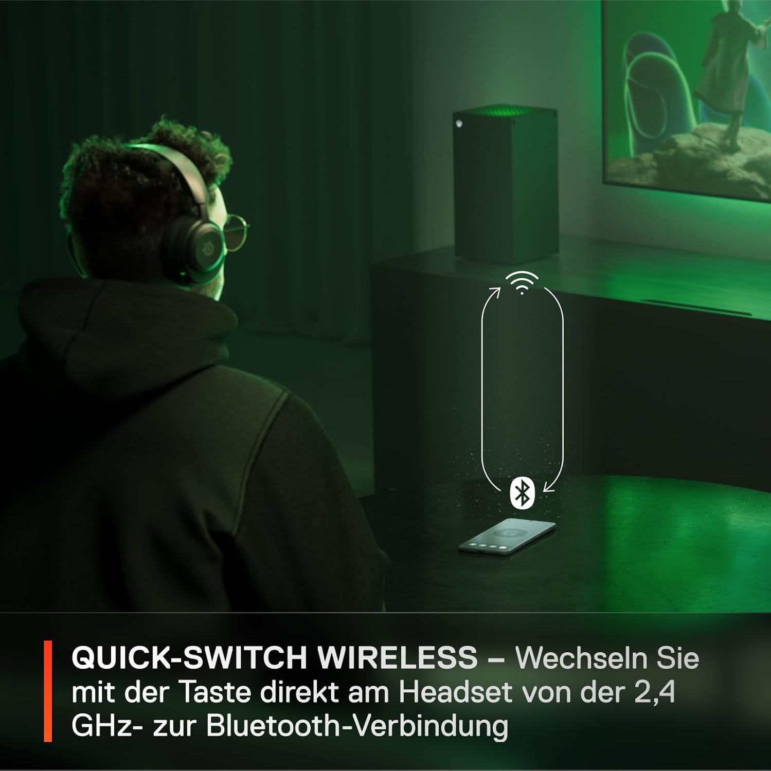 Detalle 2 de SteelSeries Arctis Nova 5X Wireless Gaming-Headset