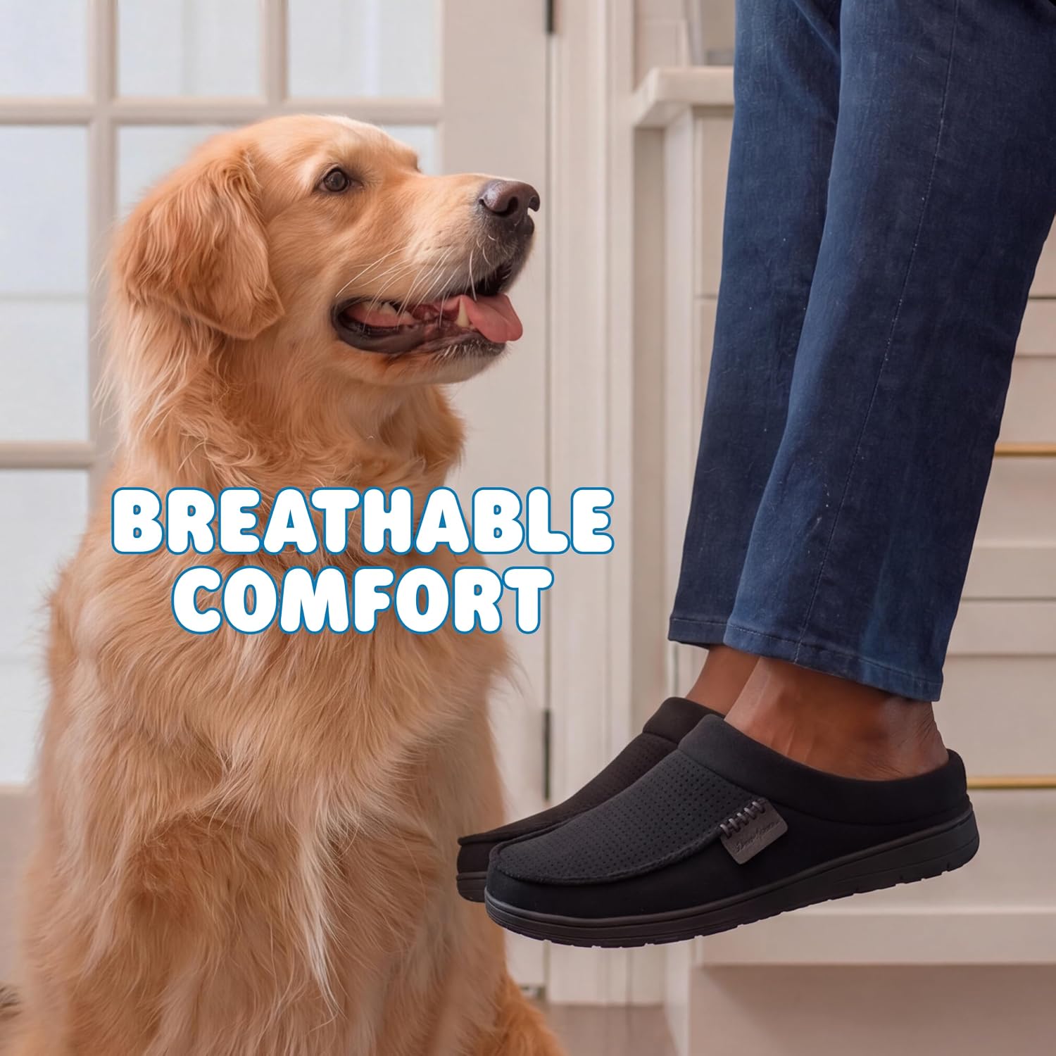 Detalle 2 de Dearfoams Brendan Men's Clog Slippers 7-16