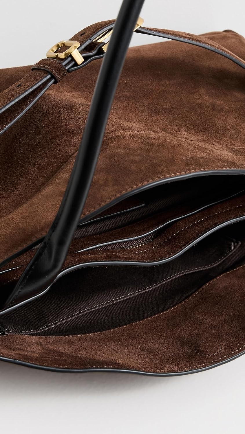 Detalle de Marc Jacobs The Satchel, Bag — Sac en cuir lisse avec double poignée et bandoulière amovible