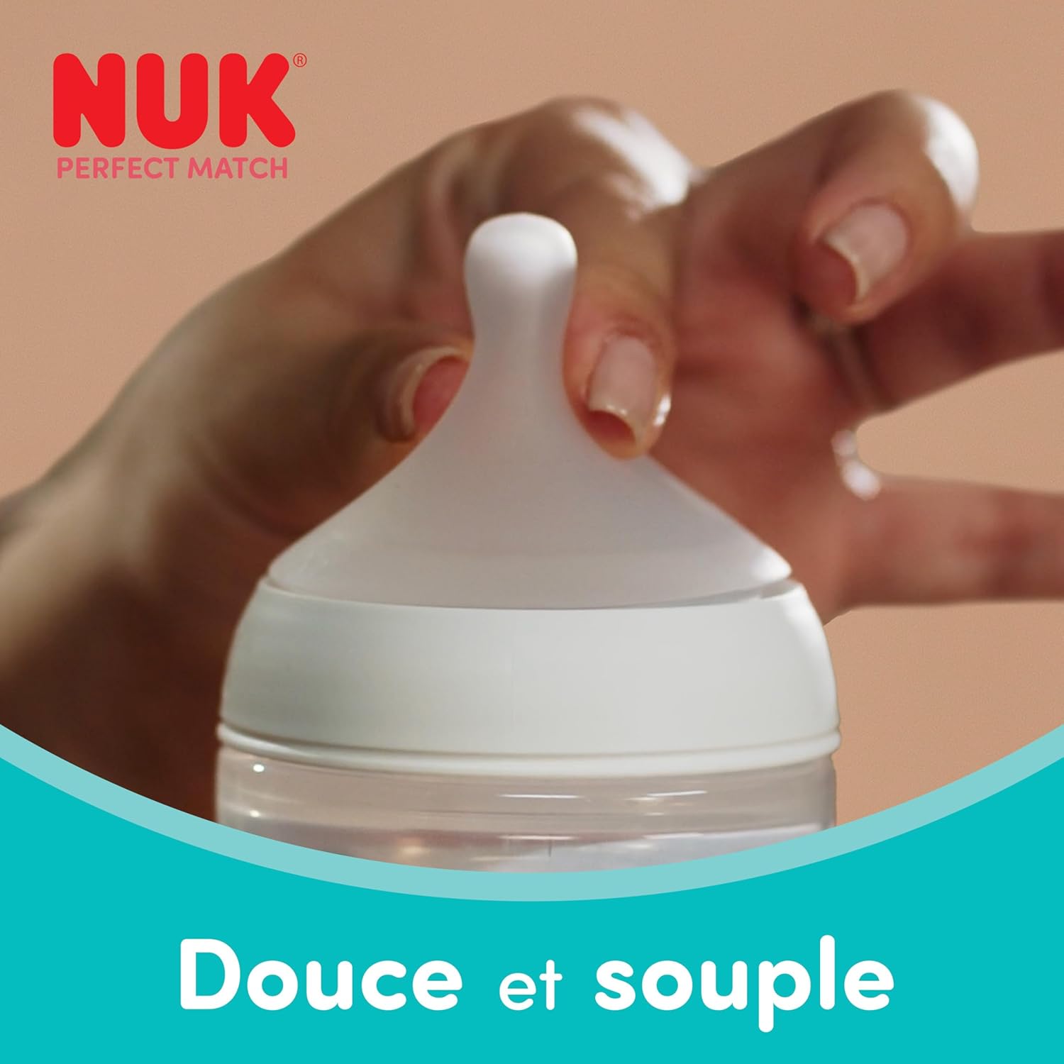 Detalle de NUK Perfect Match Biberons 260 ml 4×
