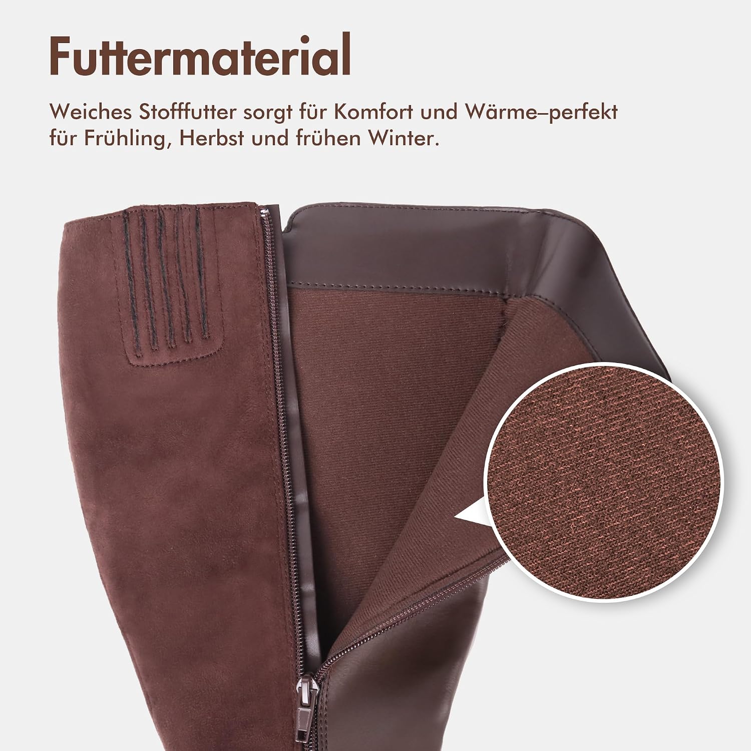 Thumbnail 6 de Hawkwell Bottes hautes femme fermeture extra large au mollet