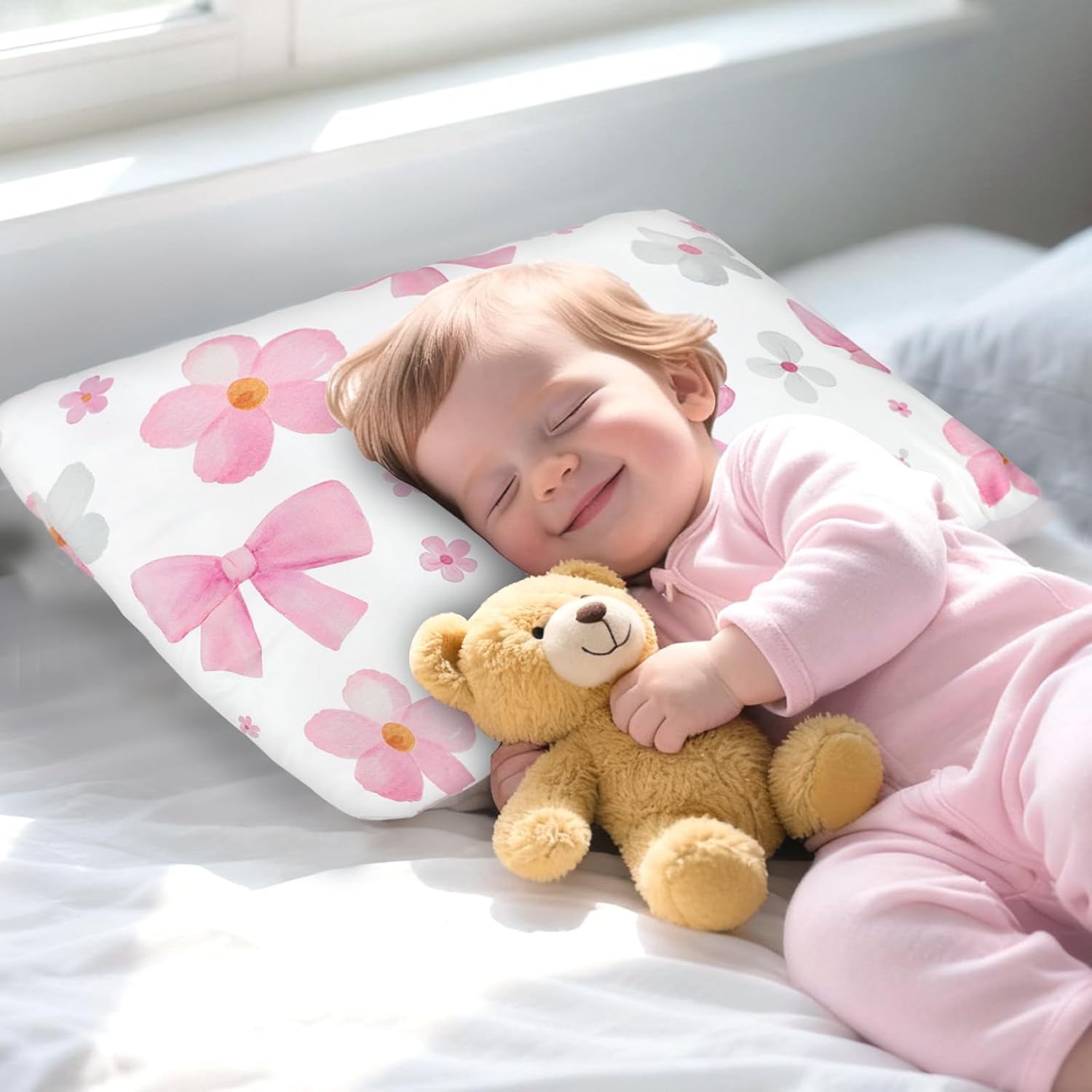 Detalle 2 de Hooyax Toddler Pillowcases, 2-Pack