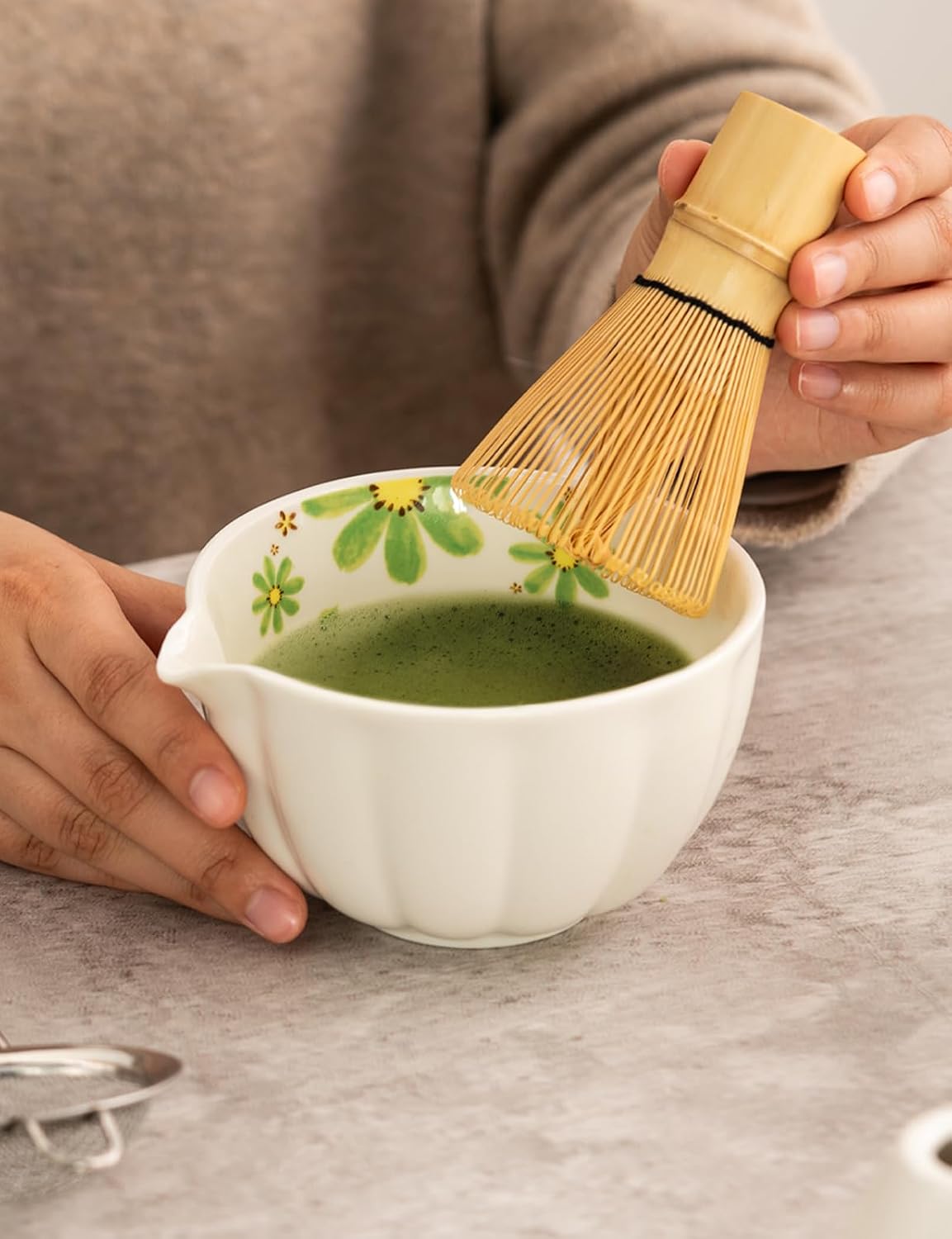 Detalle 2 de TANG PIN Matcha Set with Ceramic Bowl