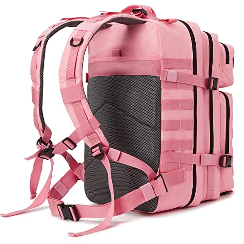 Thumbnail 2 de QT&QY Mochila táctica militar 45L Molle (45L) para asalto, bug out y senderismo de 3 días
