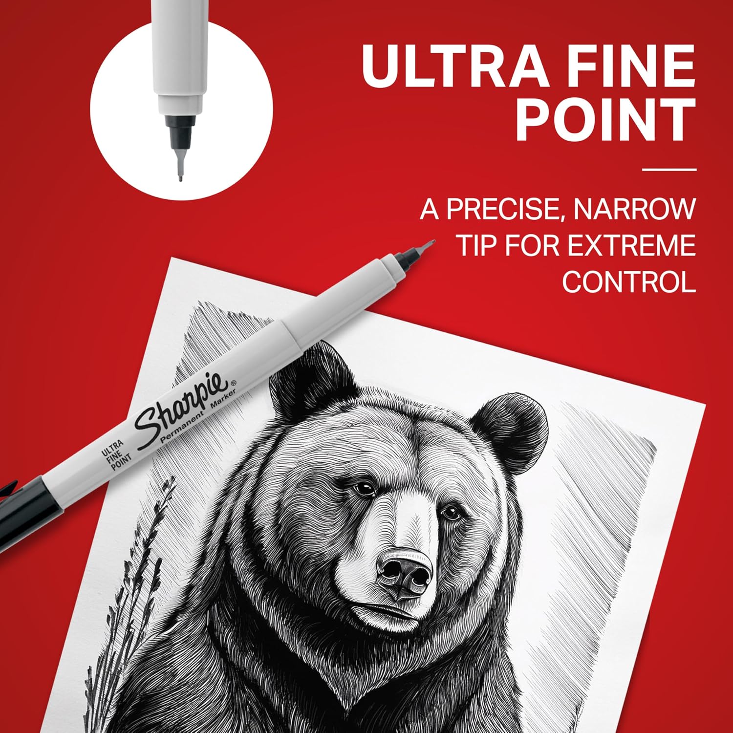 Thumbnail 4 de Sharpie Ultra Fine Permanent Markers 12-pack ๐