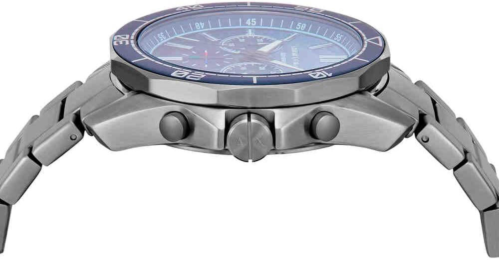 Thumbnail 4 de Armani Exchange Herren-Uhr in Silberfarben (Quarz-Chronograph) mit 44-mm-Gehäuse