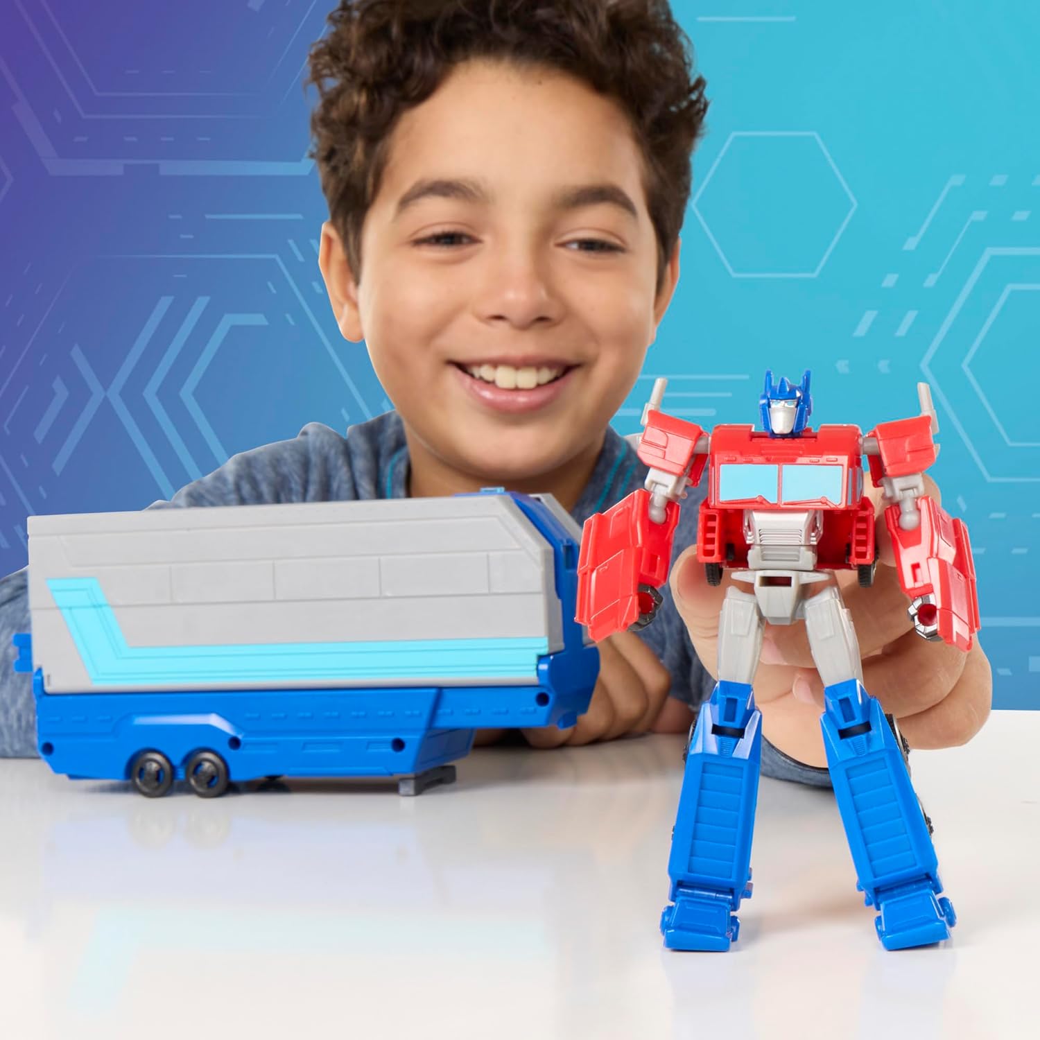 Detalle de Transformers EarthSpark Coffret Optimus Prime 12,5 cm