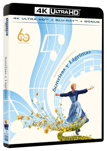 Detalle de Sonrisas y Lagrimas Edición 60 Aniversario (The Sound of Music) — 4K UHD + Blu-ray con Extras y 3 postales