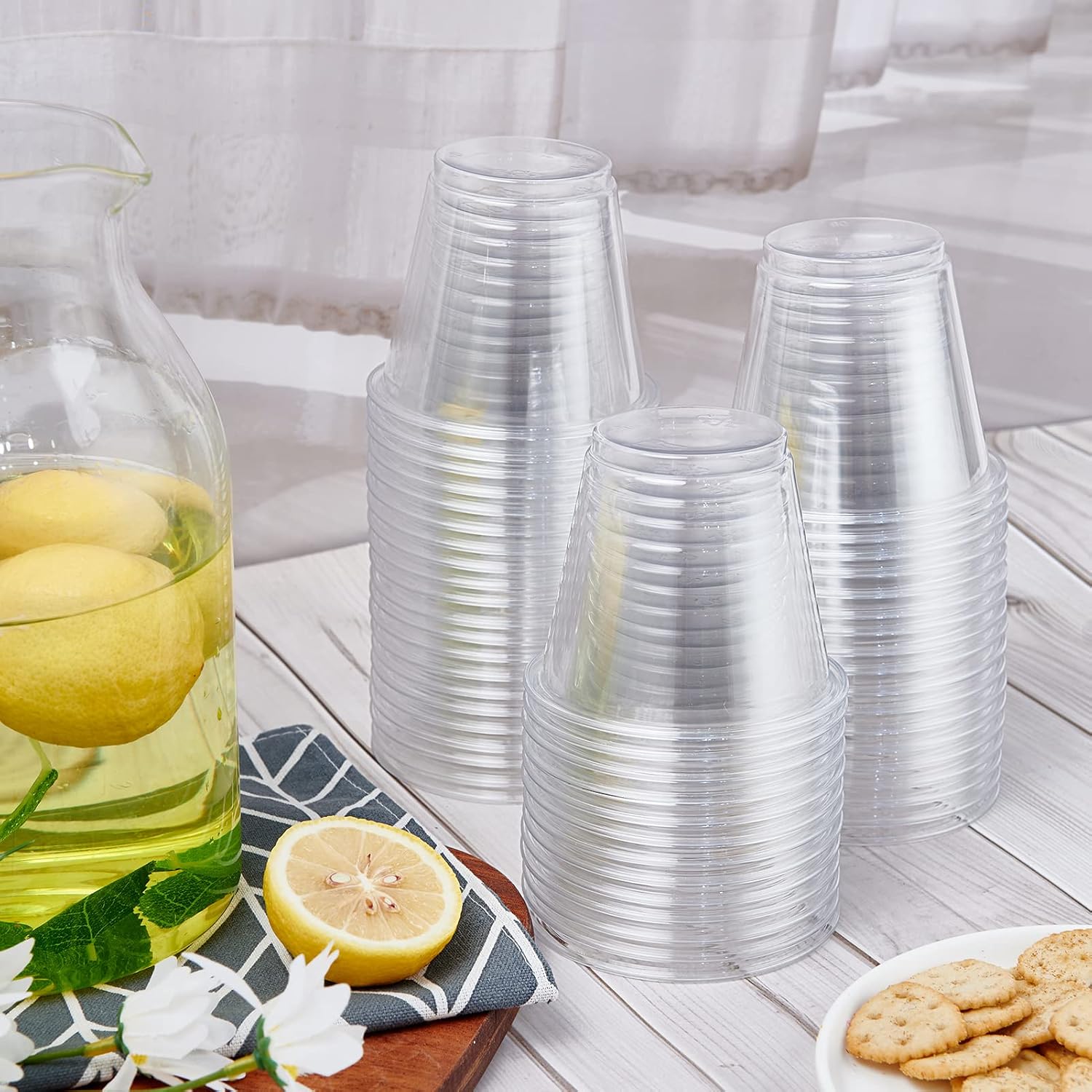 Thumbnail 5 de Turbo Bee 9oz Clear Plastic Cups 300-pack 🥤