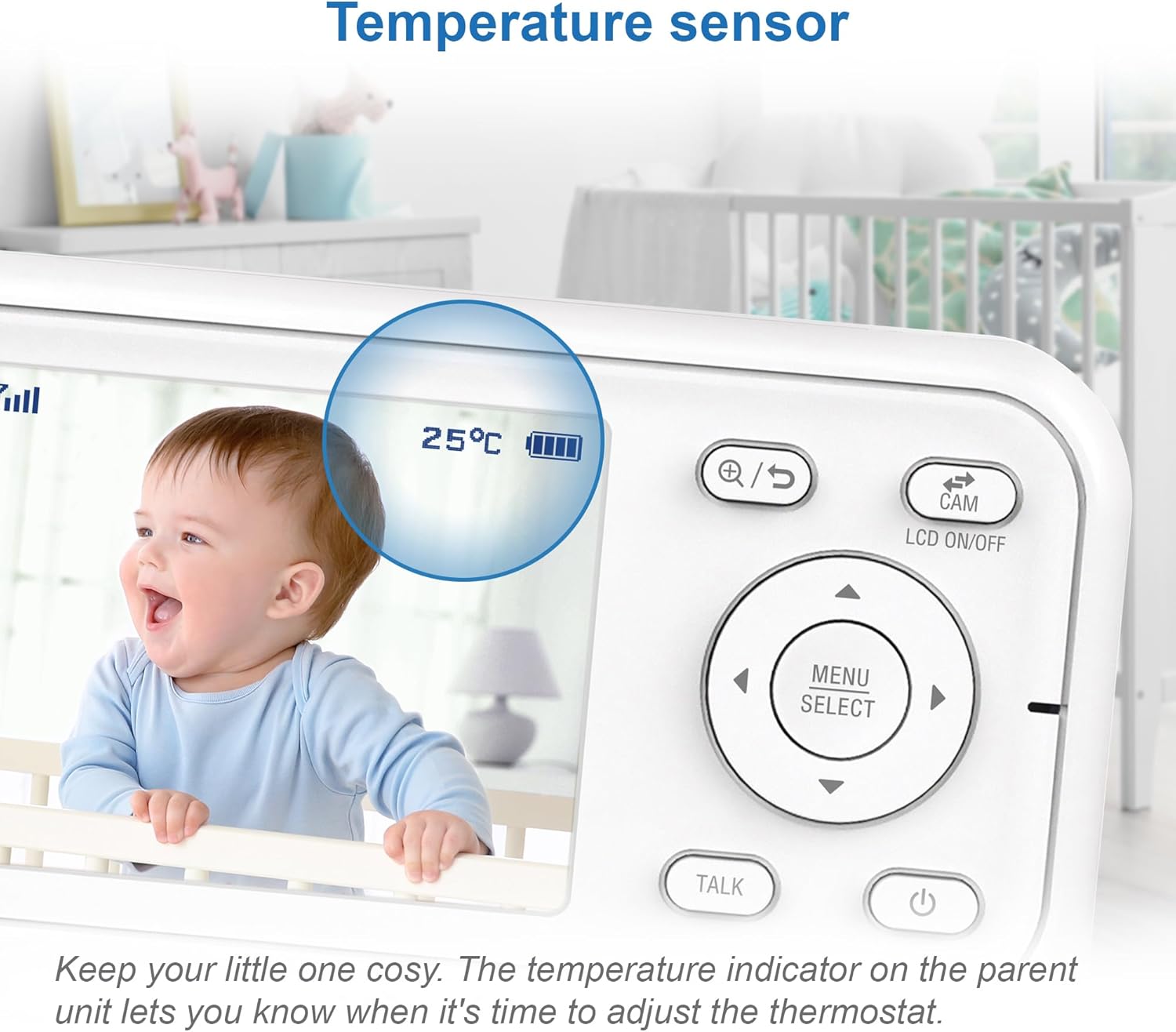 Thumbnail 5 de VTech VM3250 2.8" baby monitor — 300m range