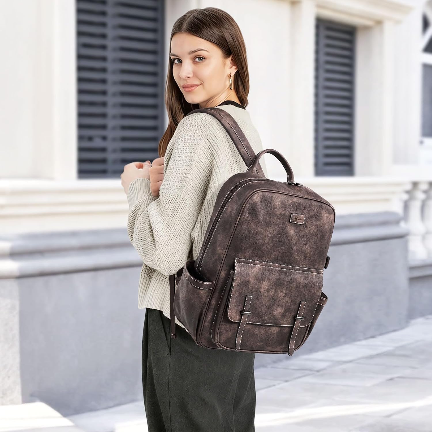 Thumbnail 6 de YIQUN Laptop Backpack, 15.6-Inch