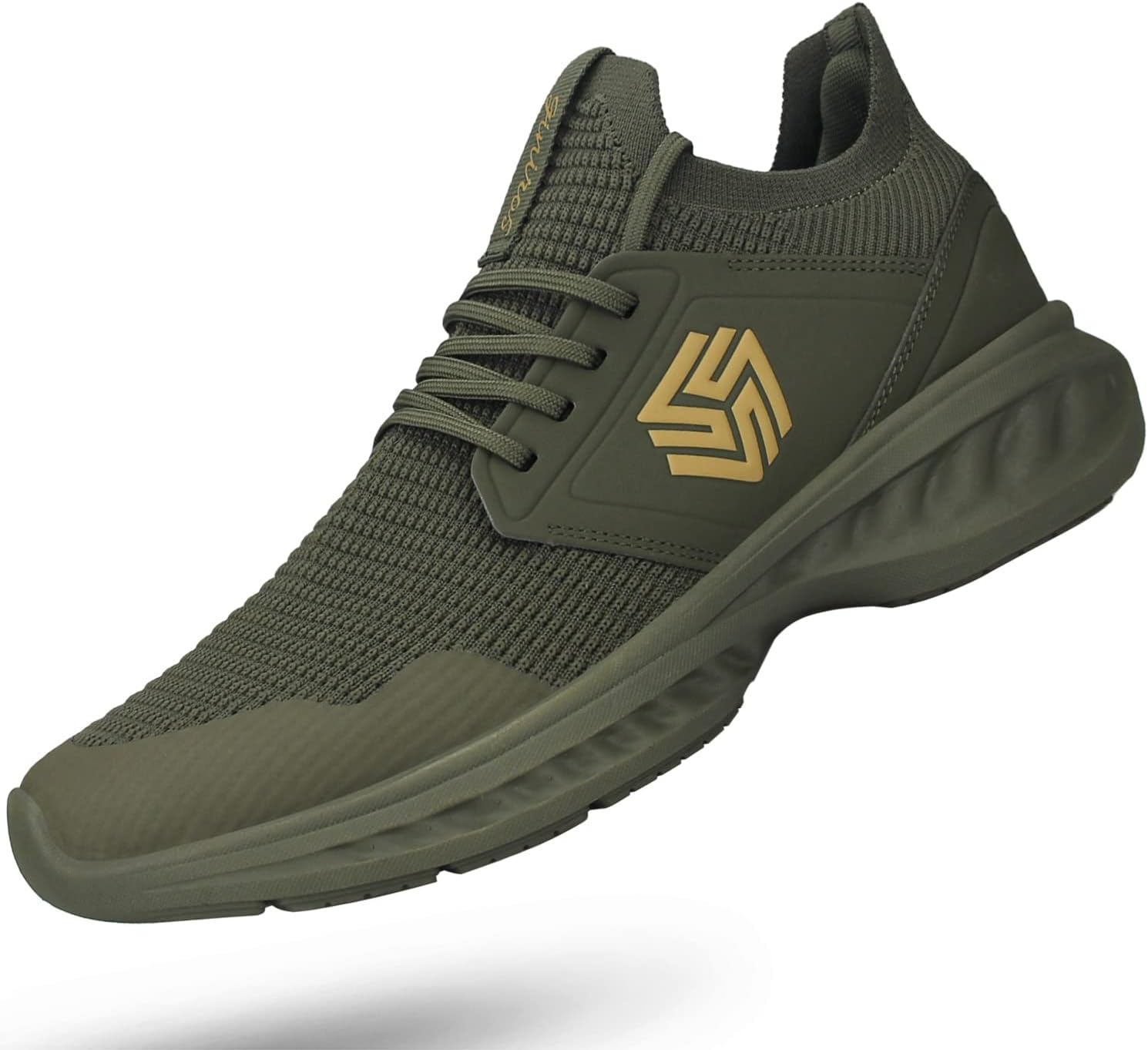 Detalle de Giniros Mens Slip-On Walking Shoes Non-Slip Breathable Lightweight Sneakers