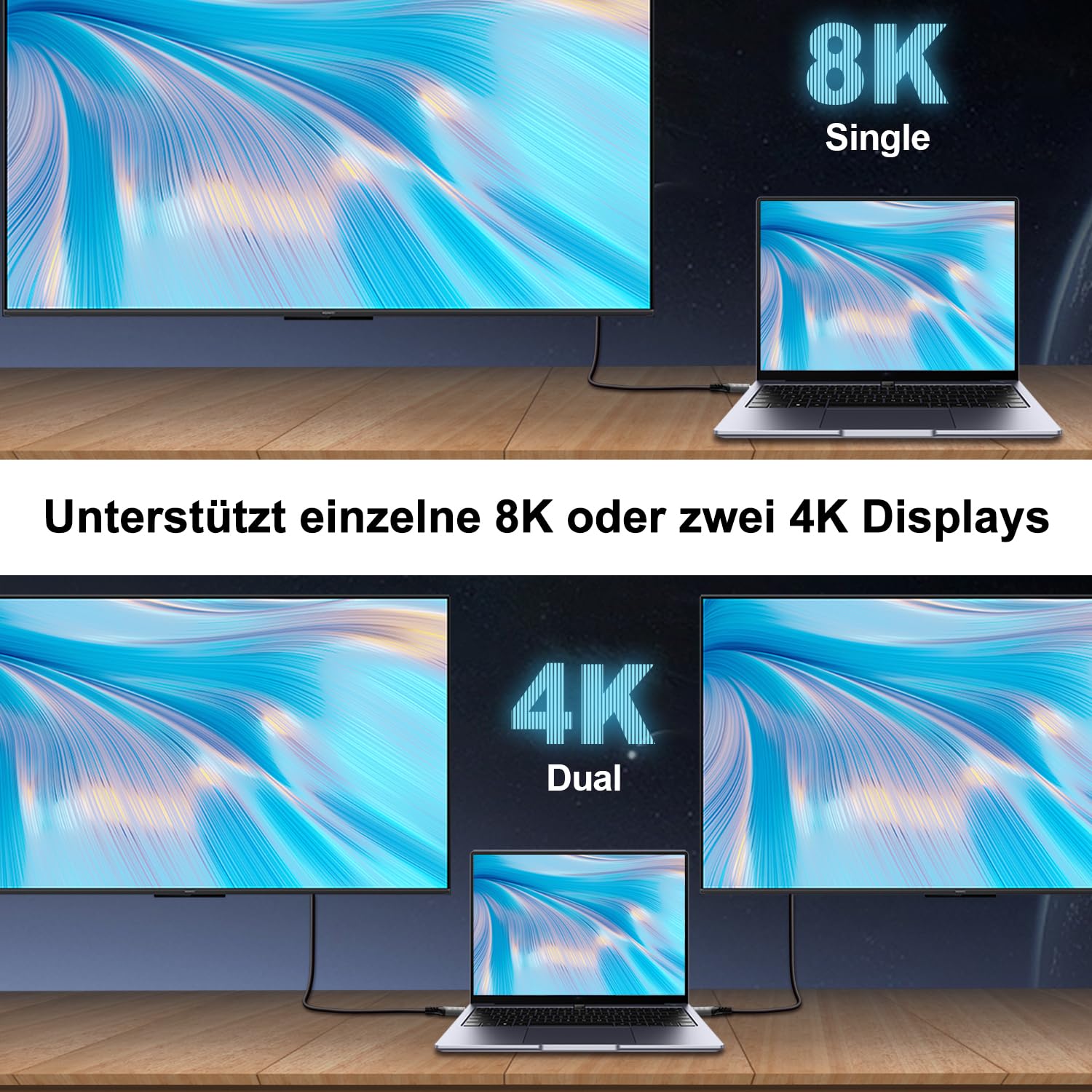 Thumbnail 4 de EUDOBEL USB 4 Thunderbolt 4 Kabel 2m