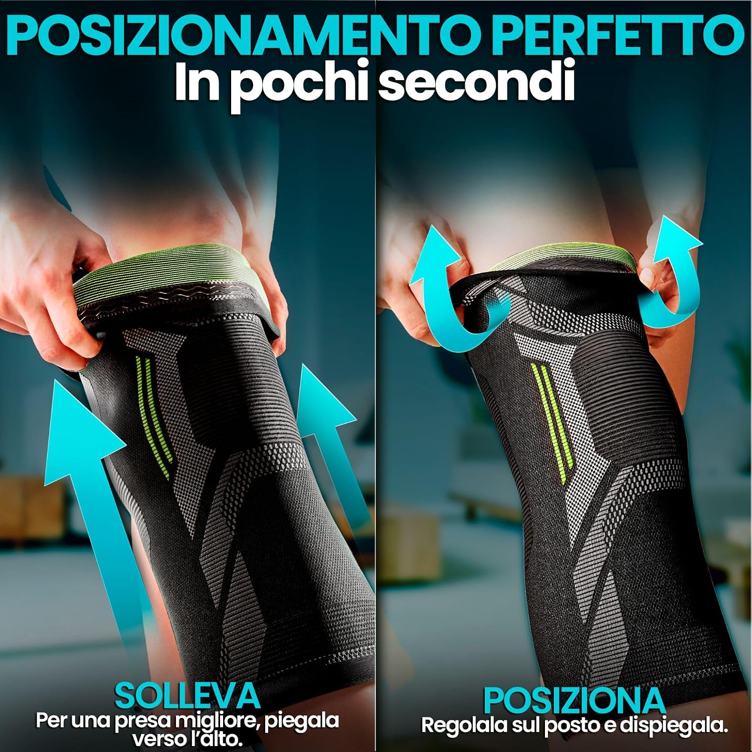 Thumbnail 6 de NativoDex Ginocchiera stabilizzante supporto per ginocchio
