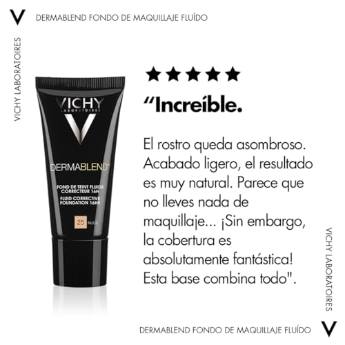 Thumbnail 9 de VICHY DERMABLEND Make-Up 25 Nude, 30 ml – Foundation mit hoher Deckkraft