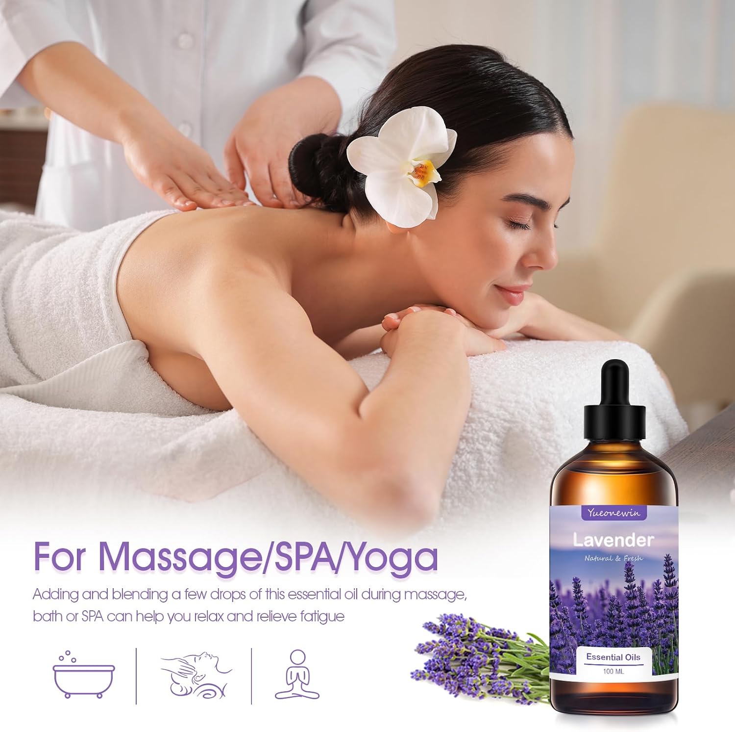 Thumbnail 4 de YUEONEW Olio di Lavanda 100 ml
