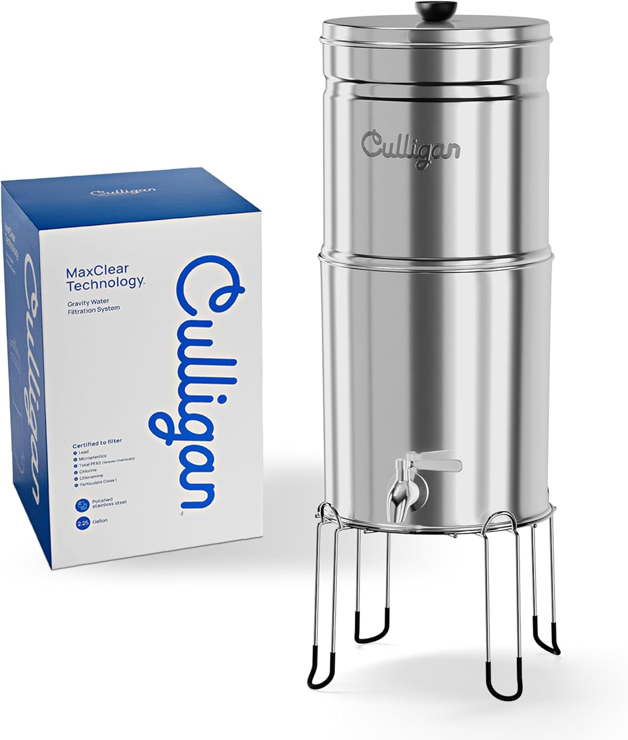 Detalle de Culligan MaxClear 2.25 Gallon Gravity Water Filter System with 1 Ceramic Filter