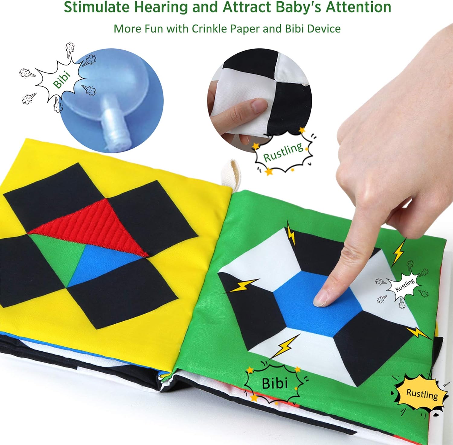 Detalle 1 de Beiens Soft Baby Book, Polyester