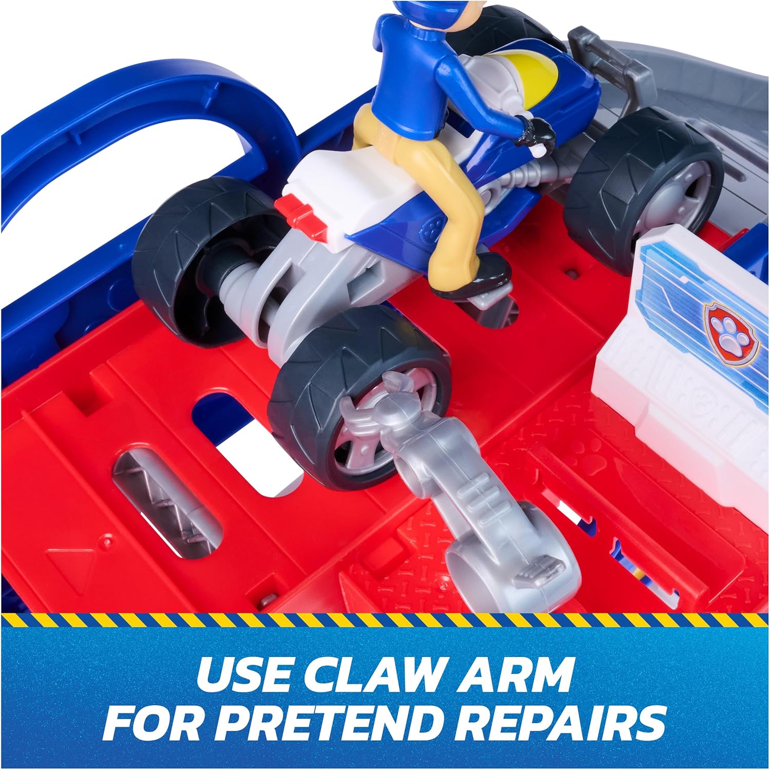Detalle 2 de Paw Patrol Search & Rescue Lift N Repair Playset with Ryder Action Figure – Over 30-Inch Track, Moving Claw Arm and Ramp