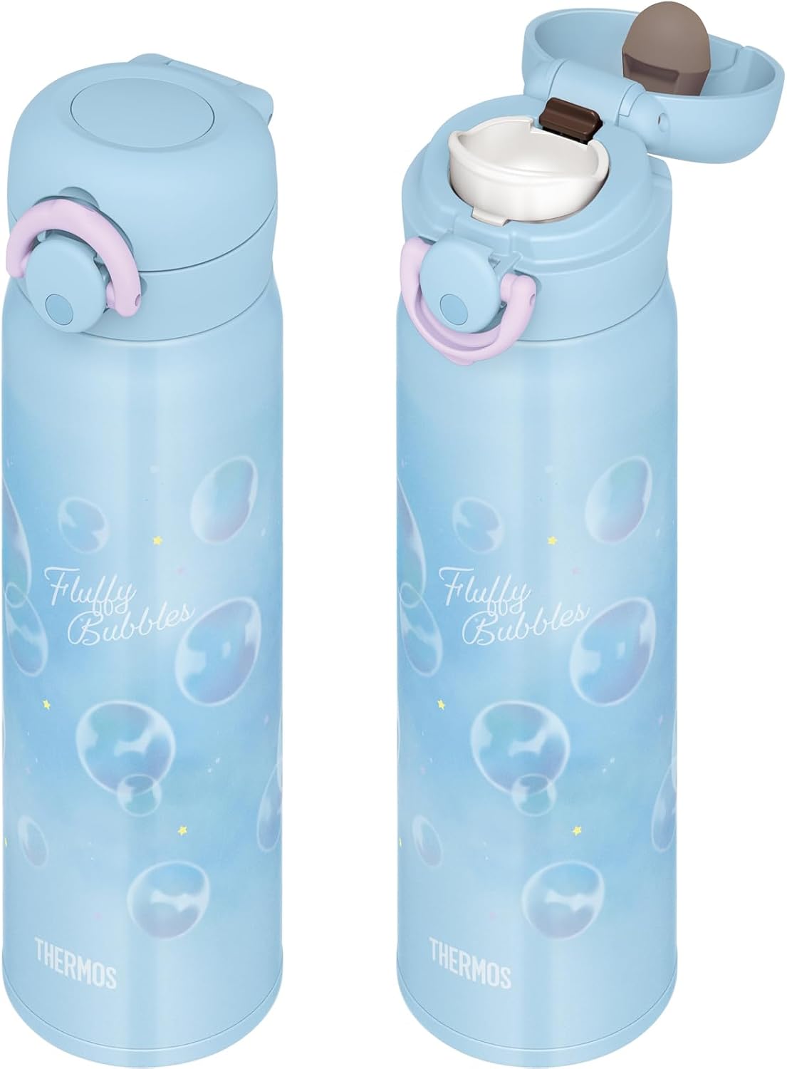 Detalle de サーモス JNRー504G 真空断熱ケータイマグ 500ml パステルブルー