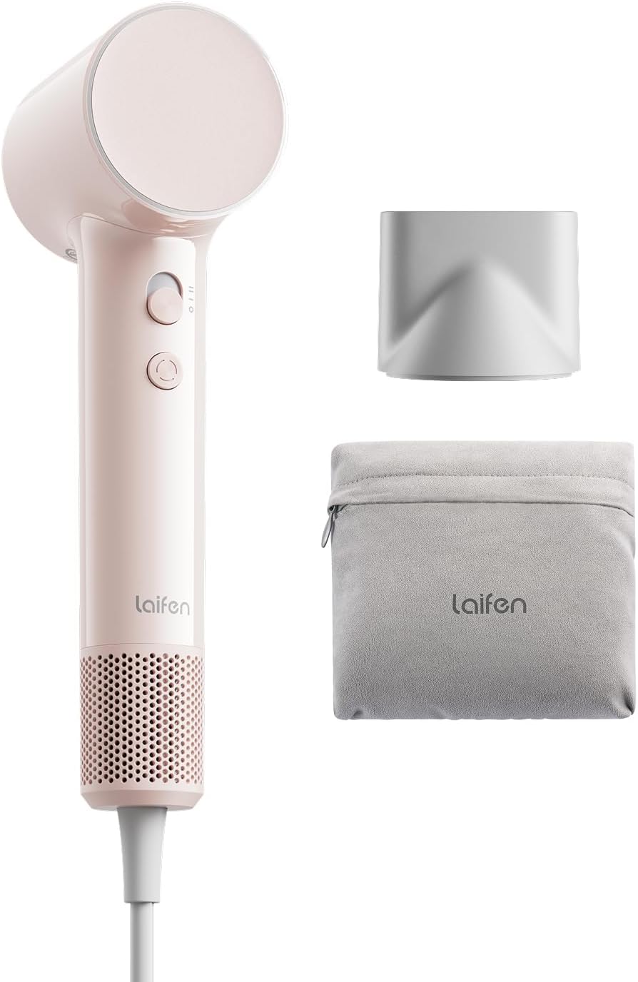 Detalle de Laifen HD20B-OS Air Hair Dryer, Pink, Ionic, 5 Heat Modes