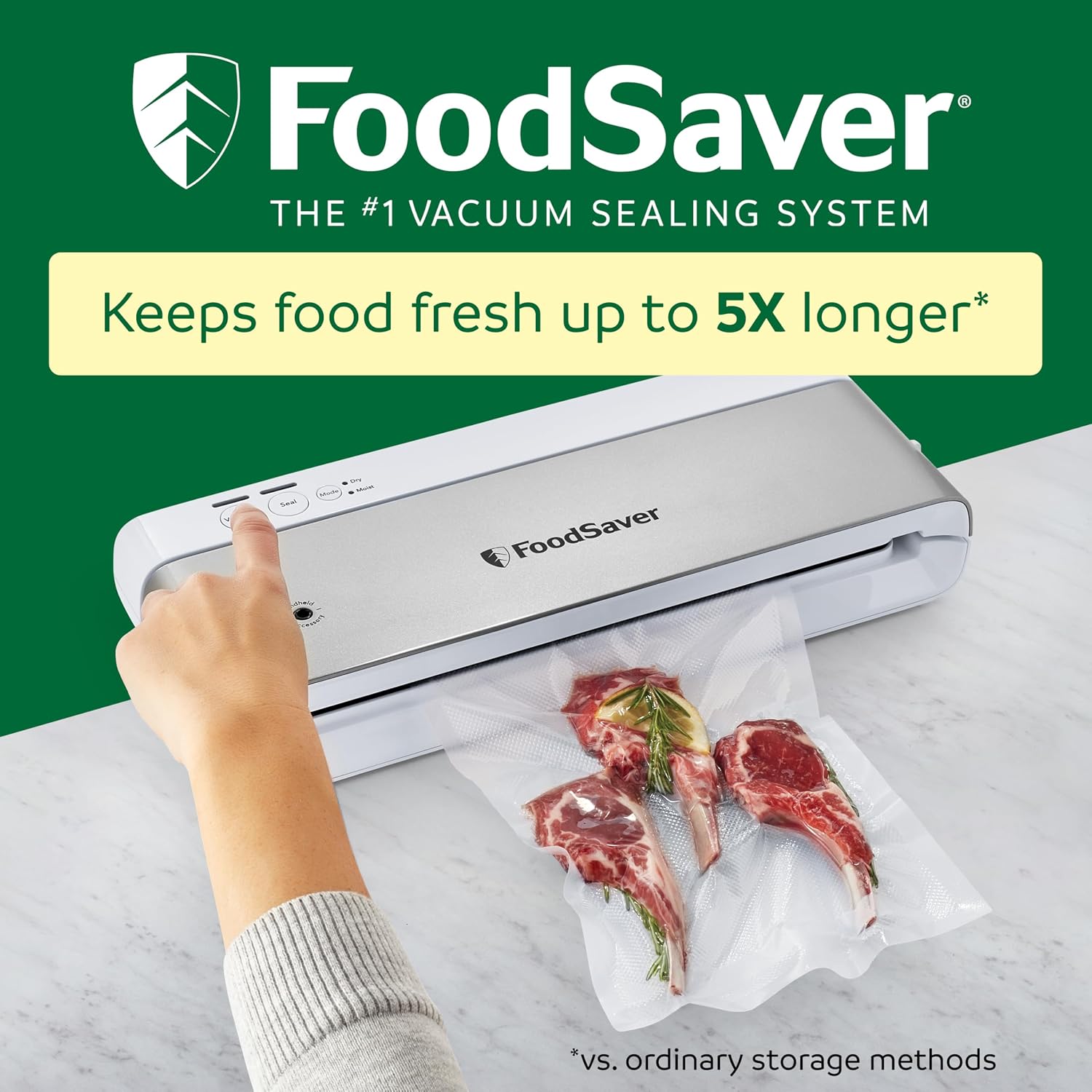 Detalle 2 de FoodSaver Compact Vacuum Sealer