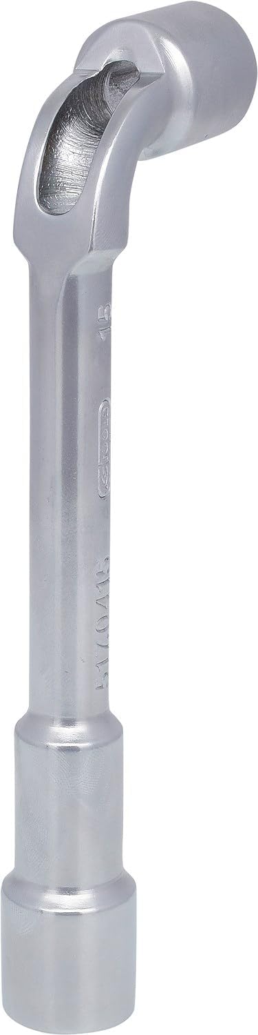 Detalle de KS Tools 517.0415 clé à pipe débouchée 15 mm 6 pans, tête coudée 90° (Chrome vanadium)
