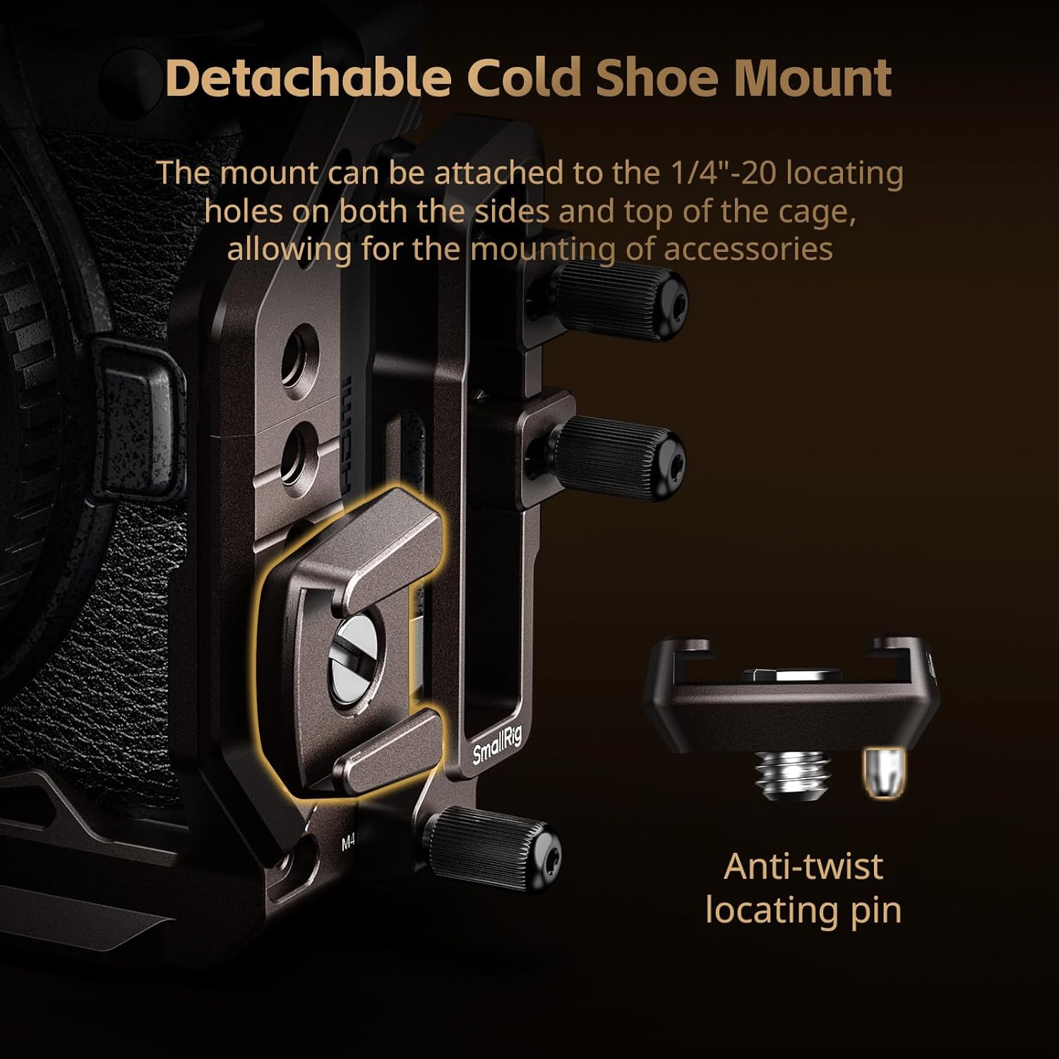 Thumbnail 4 de SmallRig Night Eagle Cage for Nikon Z5/Z6/Z7 Series (5258) – Aluminium Full Cage with Cold Shoe, NATO Rail and Arca Plate