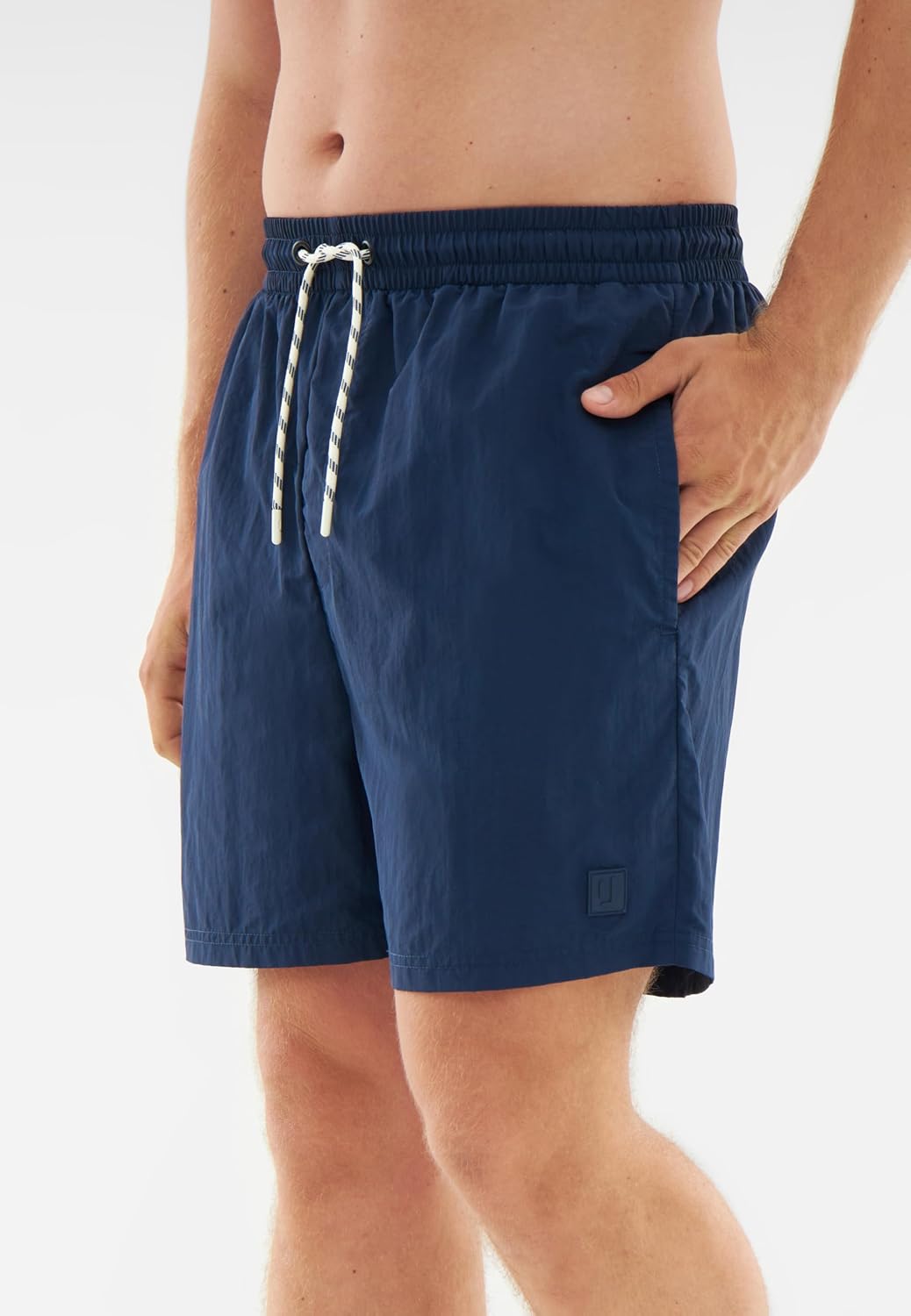 Detalle de Johnny Urban Maillot de Bain Homme Jay : short de natation unicolore avec doublure mesh