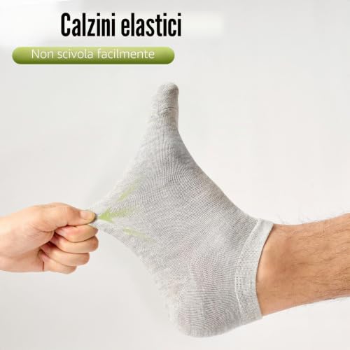 Thumbnail 5 de SukModen 12/24 Paia Calzini da Sneaker in Bamboo Unisex – Antiodor, Traspiranti, Corti