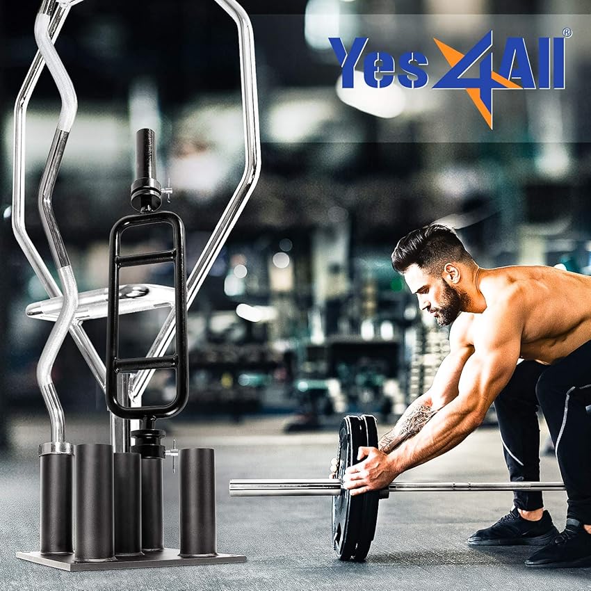 Thumbnail 4 de Yes4All Barbell Rack soporte vertical 5 barras