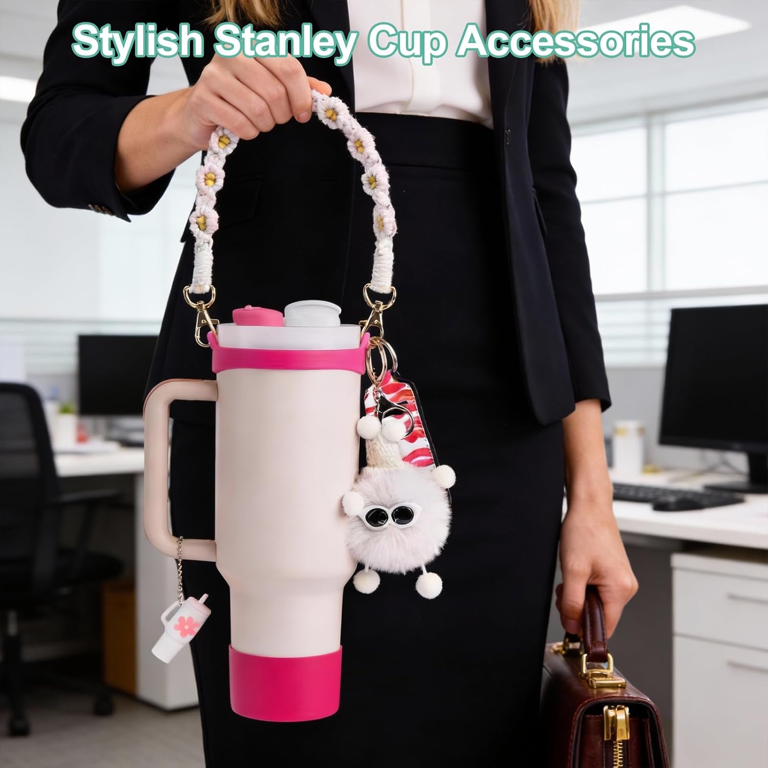 Thumbnail 5 de Stanley 7-piece Cup Accessories Set (Rose Red) for 30oz/40oz tumblers