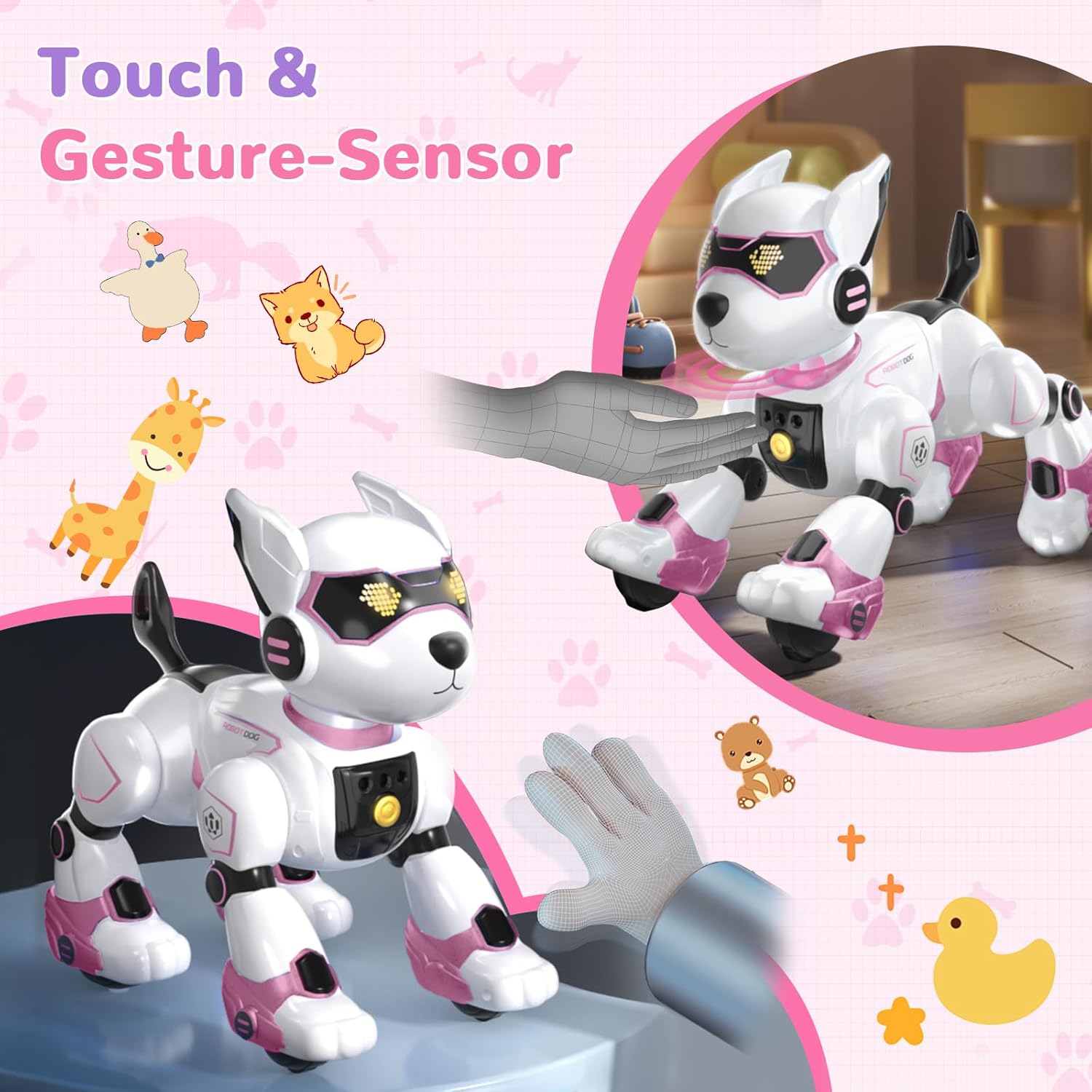Detalle de PRANITE Cane Robot: Robot Cane Programmabile e Telecomandato per Bambini