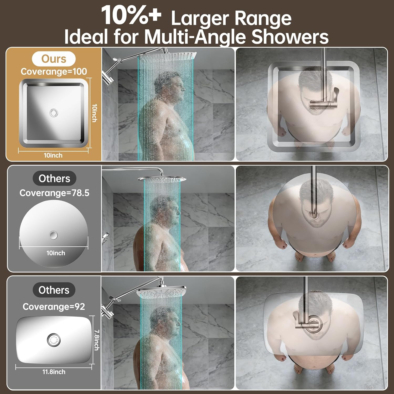 Detalle 2 de Veken 10" Shower Head