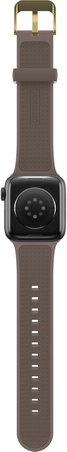 Detalle de OtterBox Bracelet de montre intelligent 42 mm Noir silicone – Unisexe